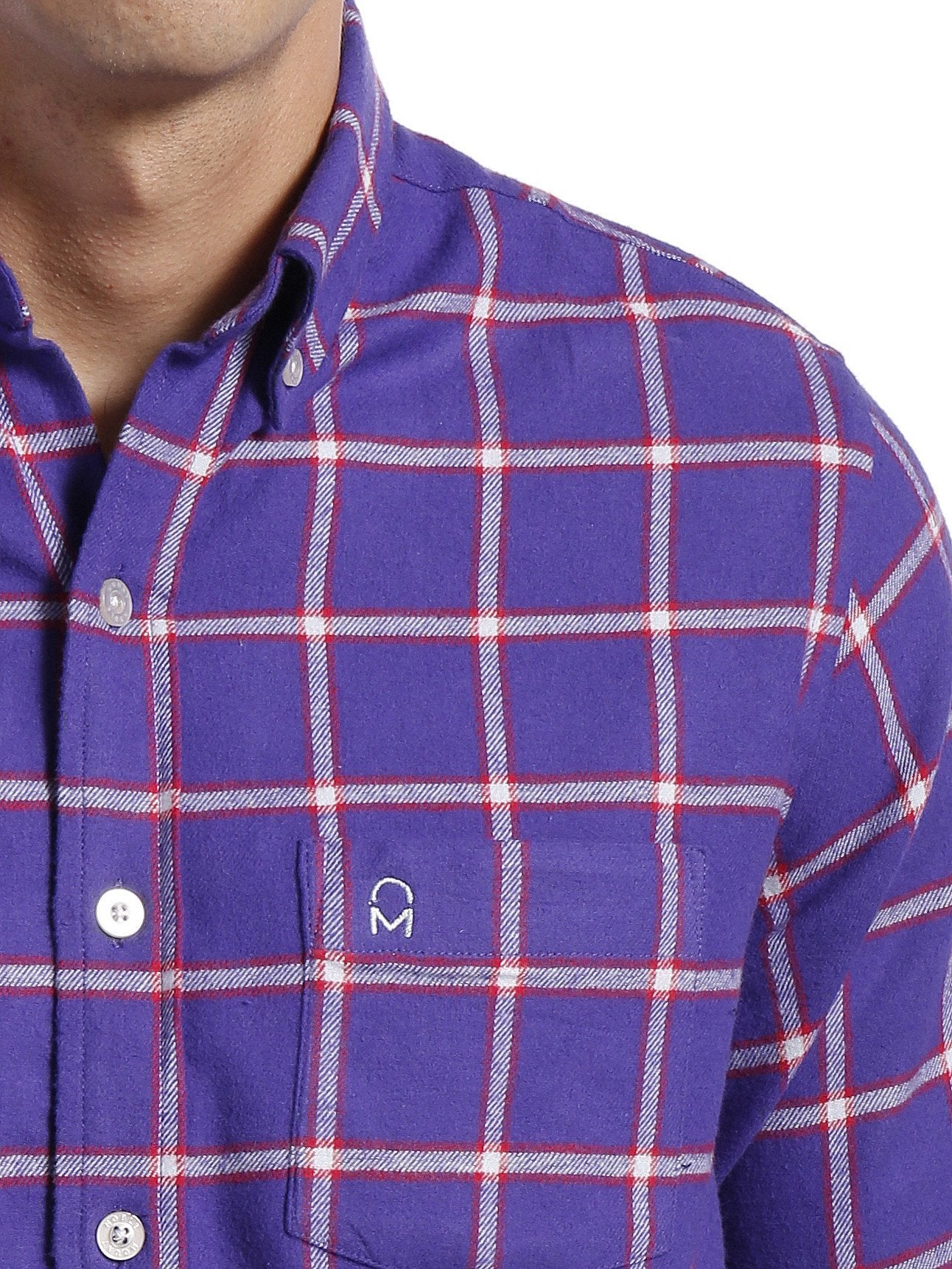 Purple-Red Checks