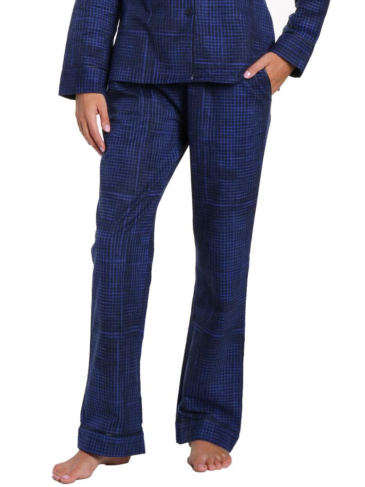 Womens Premium 100% Cotton Flannel Lounge Pants