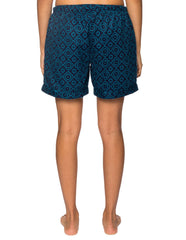 Moroccan-Herringbone Navy/Aqua