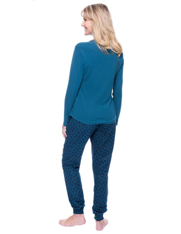 Moroccan Navy/Teal