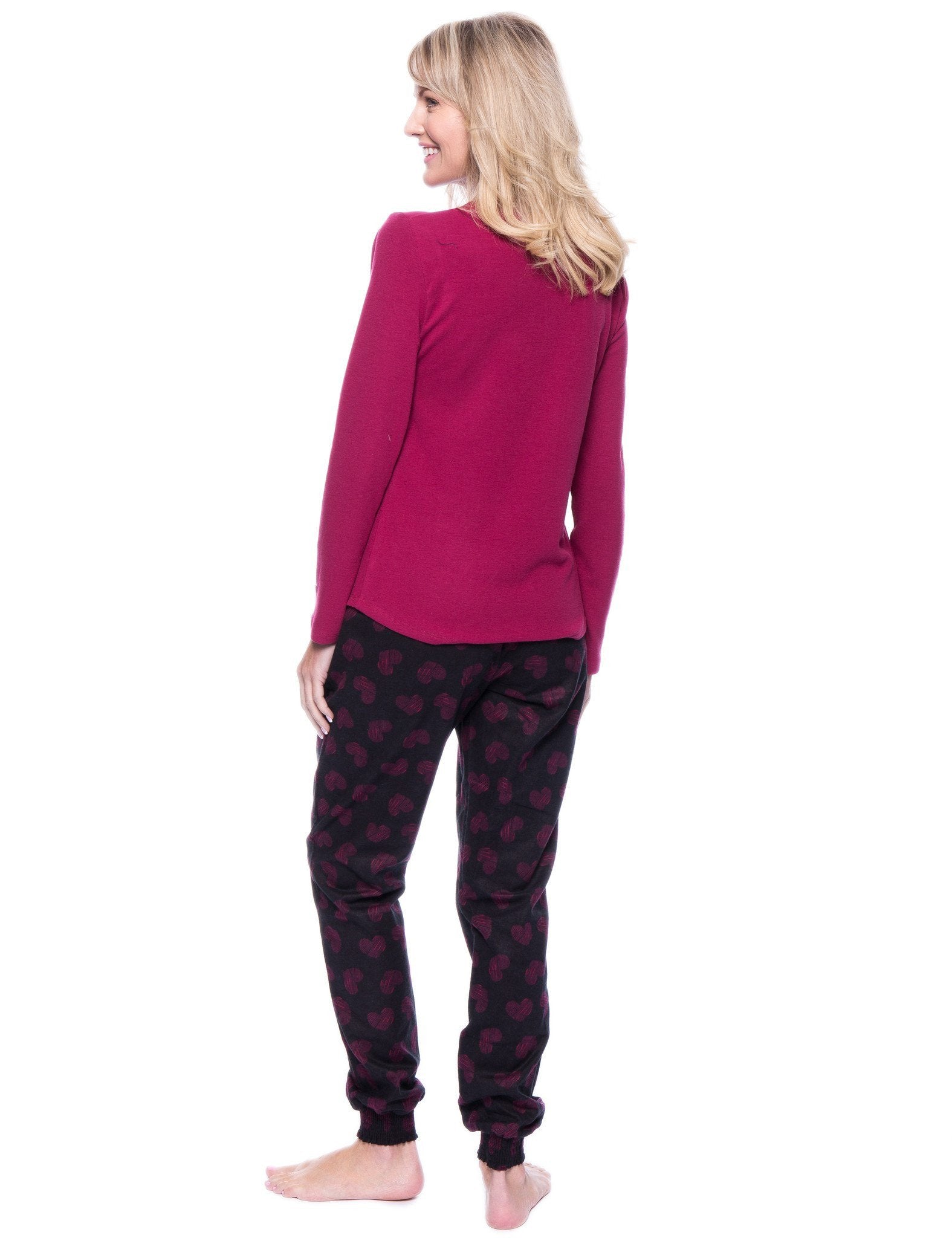 Hearts Black/Red