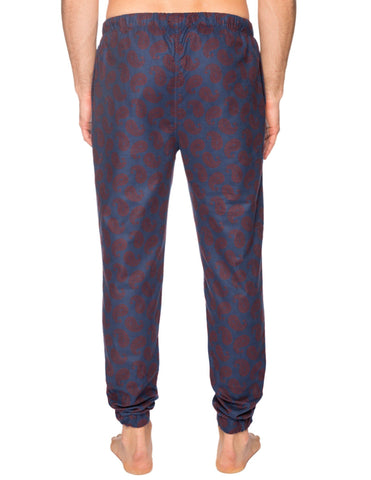 Paisley Navy/Brown