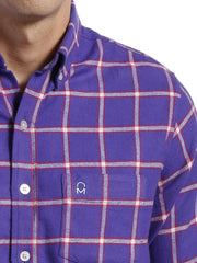Purple-Red Checks
