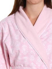 Brocade Pink-White