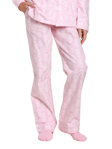 Womens Premium 100% Cotton Flannel Lounge Pants