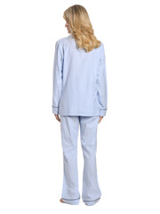 Herringbone Chambray Blue